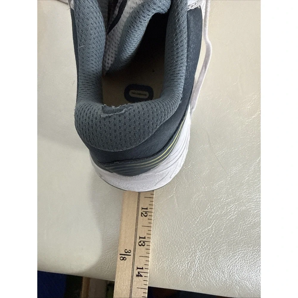 New Balance 840 Grey White Yellow Running Shoes ABZORB Women 9 READ DESCRIPTION